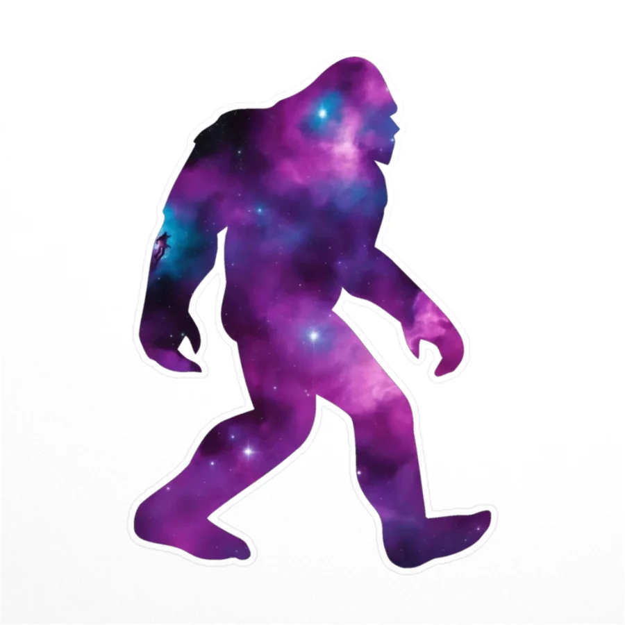 Cosmic Wanderer Sticker: product mockup